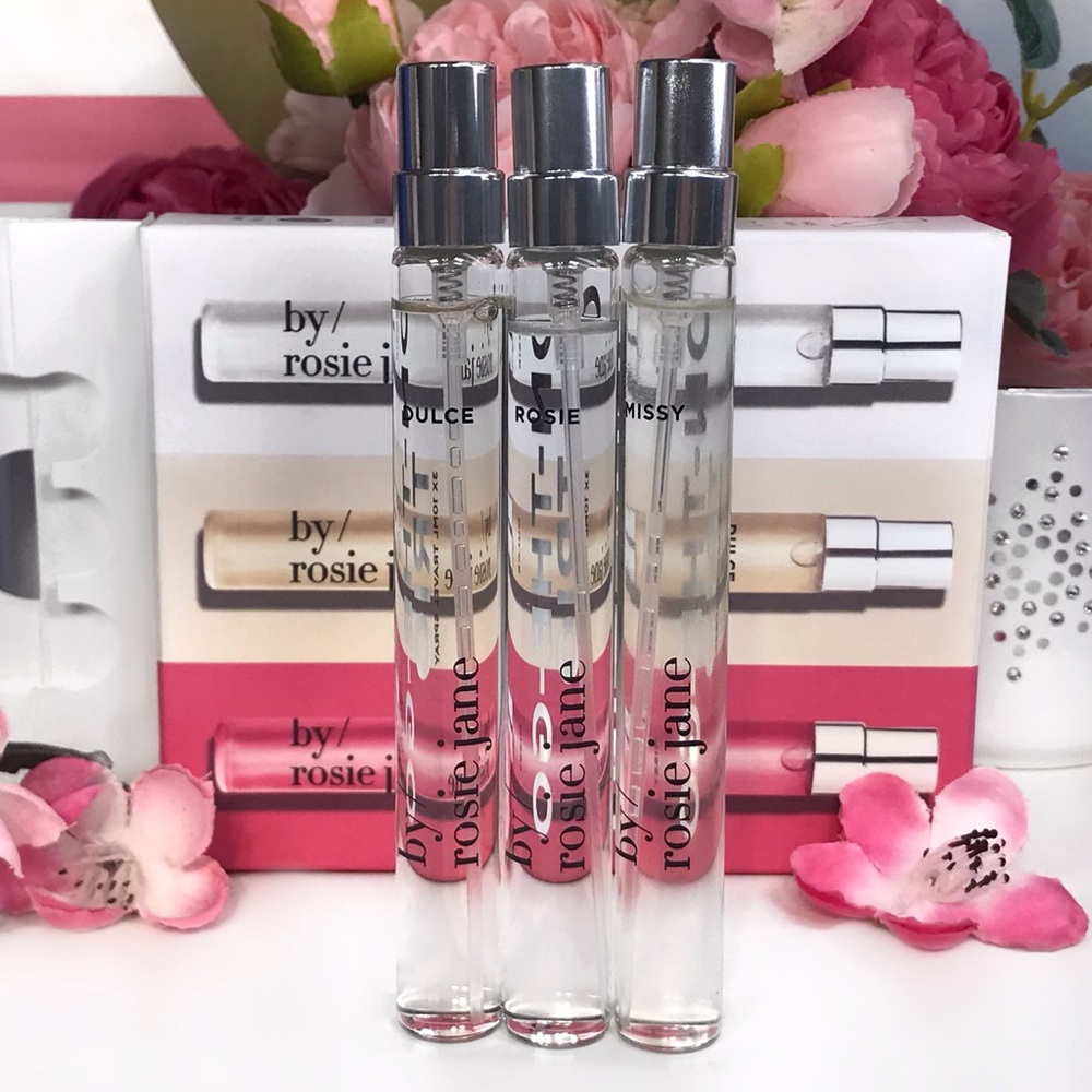 By Rosie Jane On-The-Go Trio Gift Set: Missy, Dulce & Rosie 10ml each *BNIB